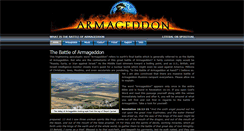 Desktop Screenshot of battle-of-armageddon.org